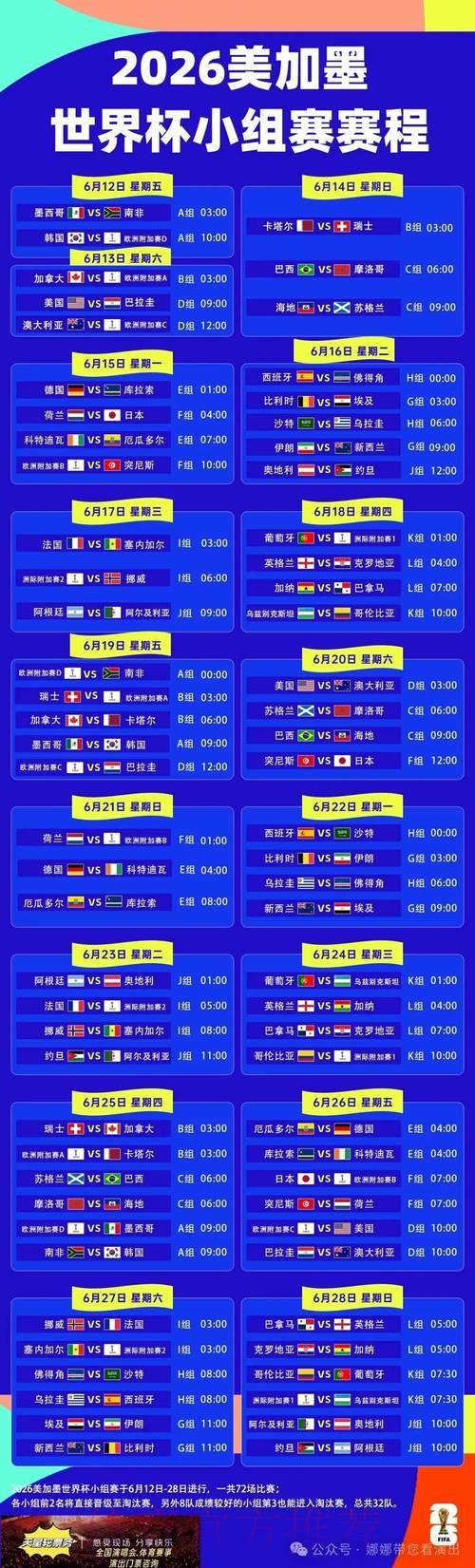 世界杯实时比分与完整赛程一览表 世界杯实时比分与完整赛程一览表